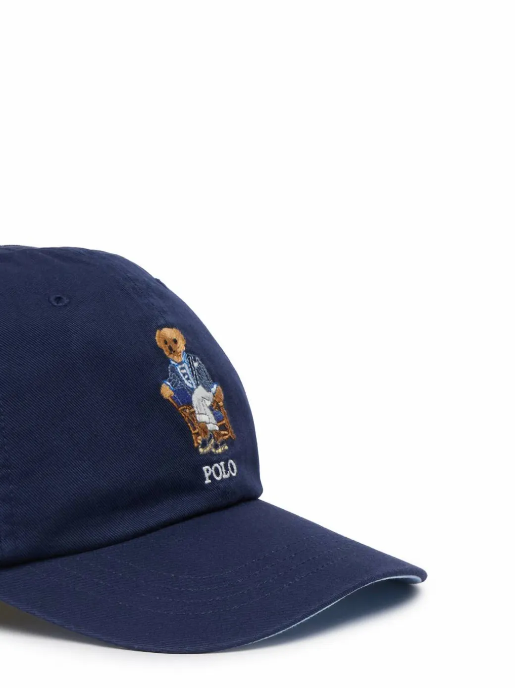 Cappellino Polo Bear Cotton Twill Ball 211B28119001 Blu scuro