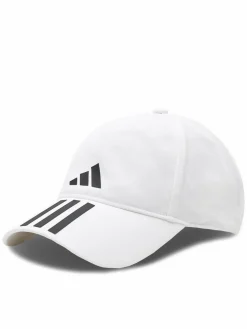 Cappellino 3-Stripes AEROREADY Running Training Baseball Cap HT2043 Bianco