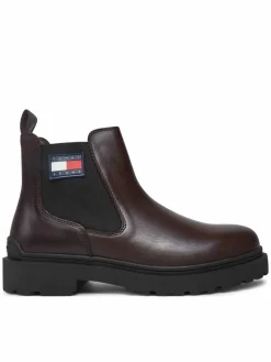 Chelsea Tjm Leather Chelsea Boot EM0EM01448 Marrone