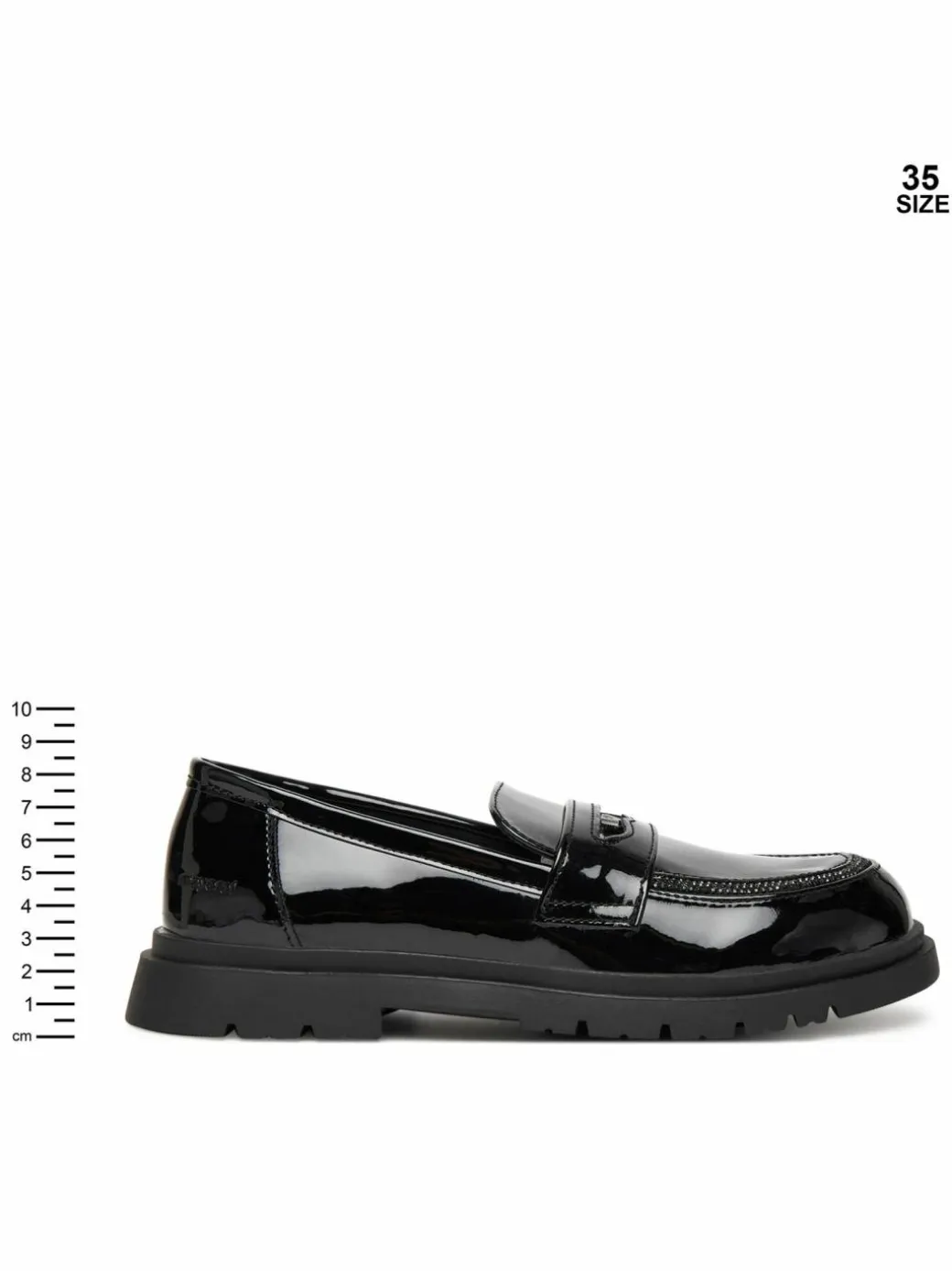 Chunky loafers 46558 Nero