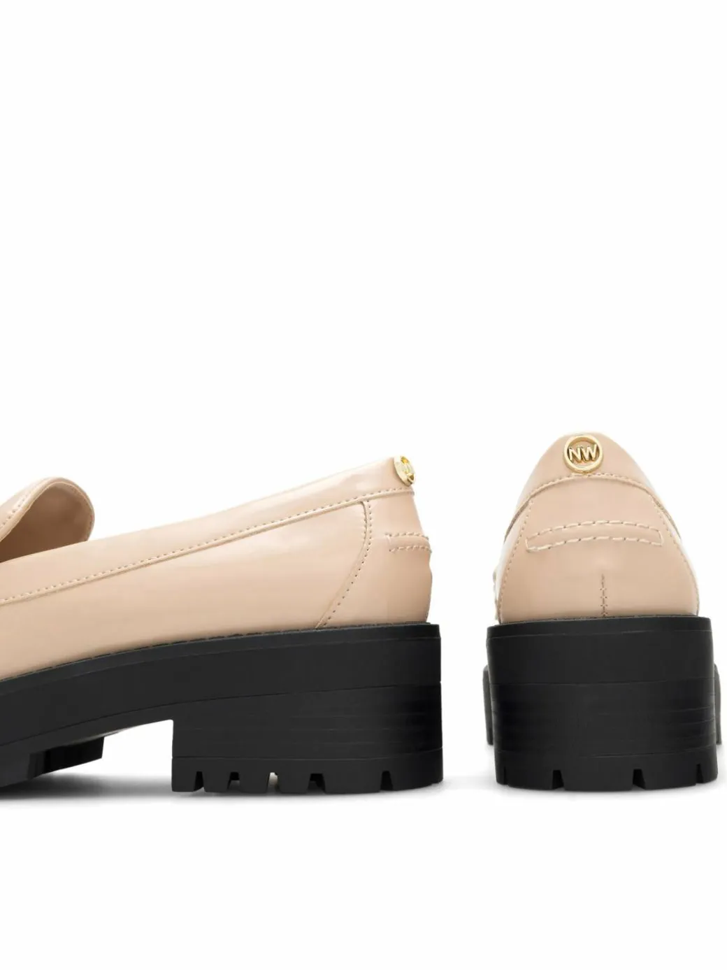 Chunky loafers NYLA 8123-1 Beige