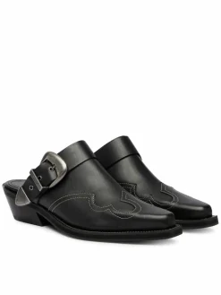 Ciabatte Archive Cowboy Mule Leather EN0EN03063 Nero