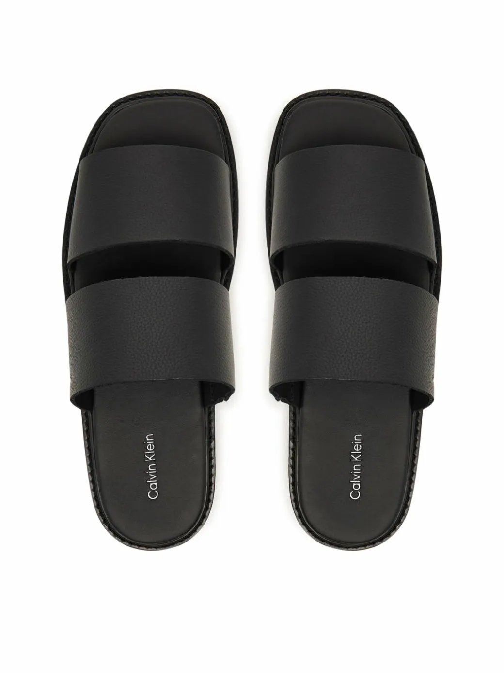 Ciabatte Sq Molded Sandal Db Lth HM0HM02234 Nero