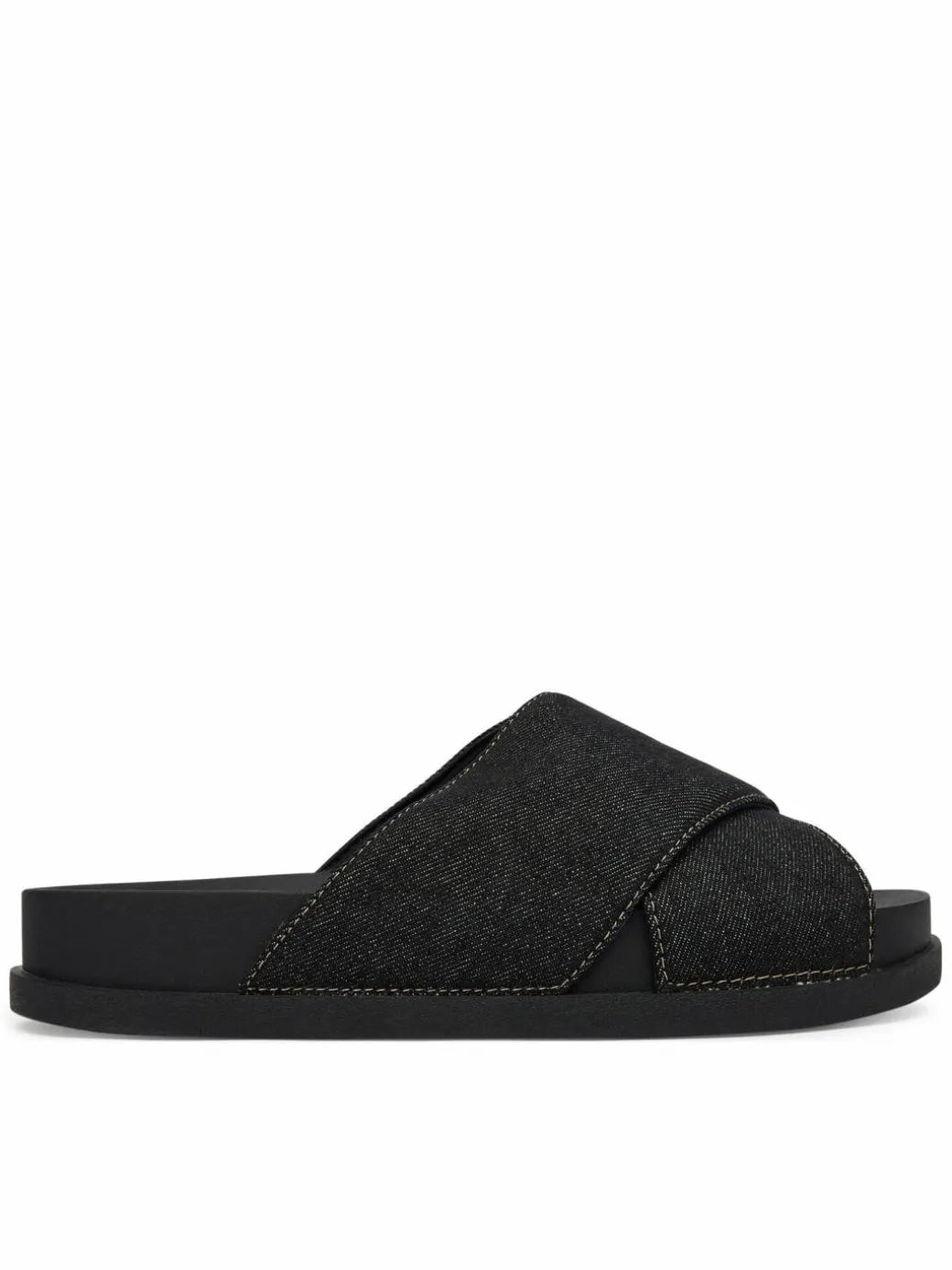 Ciabatte Tjw Comfort Slides Washed Denim EN0EN02898 Nero