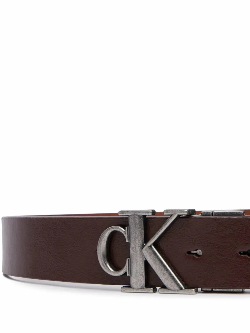 Cintura Ck Buckle Tumbled 35Mm Adj/Rev LV04D7049G Marrone