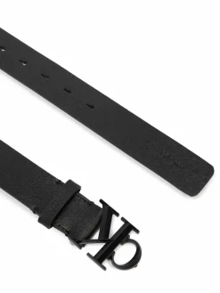 Cintura Ck Faceted Buckle 32Mm LV04D7173G Nero