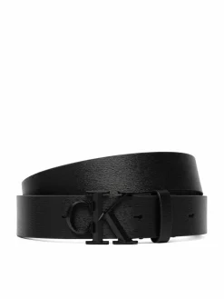 Cintura Ck Faceted Buckle 32Mm LV04D7173G Nero