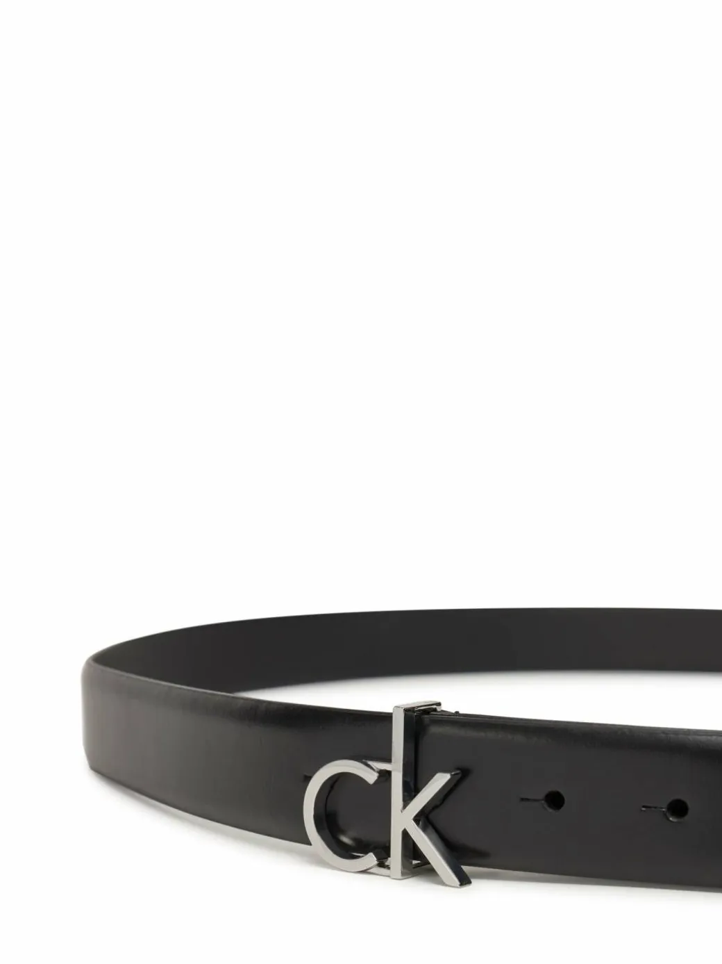 Cintura da donna Ck Buckle Belt 3.0_Smooth K60K613156 Nero