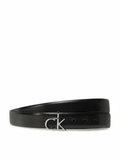 Cintura da donna Ck Buckle Belt 3.0_Smooth K60K613156 Nero