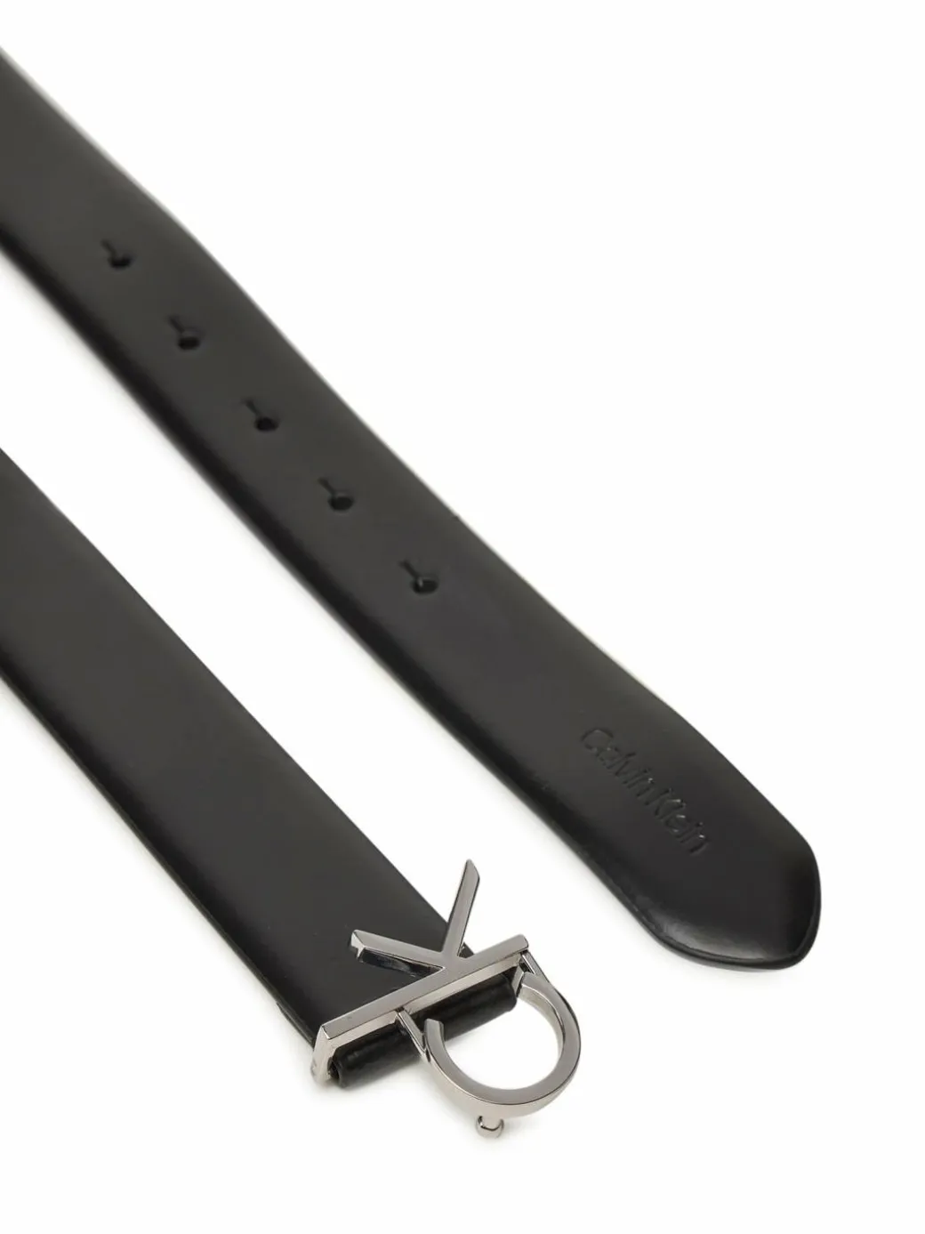 Cintura da donna Ck Buckle Belt 3.0_Smooth K60K613156 Nero