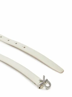 Cintura da donna Ck Buckle Skinny Belt 1.5 K60K612932 Bianco