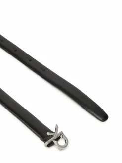 Cintura da donna Ck Buckle Skinny Belt 1.5 K60K612932 Nero