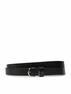 Cintura da donna Ck Metal Round Buckle 2.5_Mono K60K613150 Nero