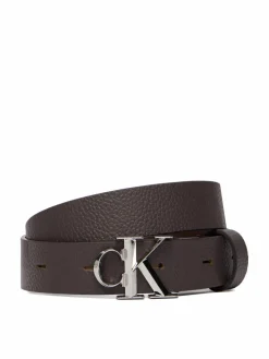 Cintura da donna Facet Ck Buckle Pebble LV04F7060G Marrone