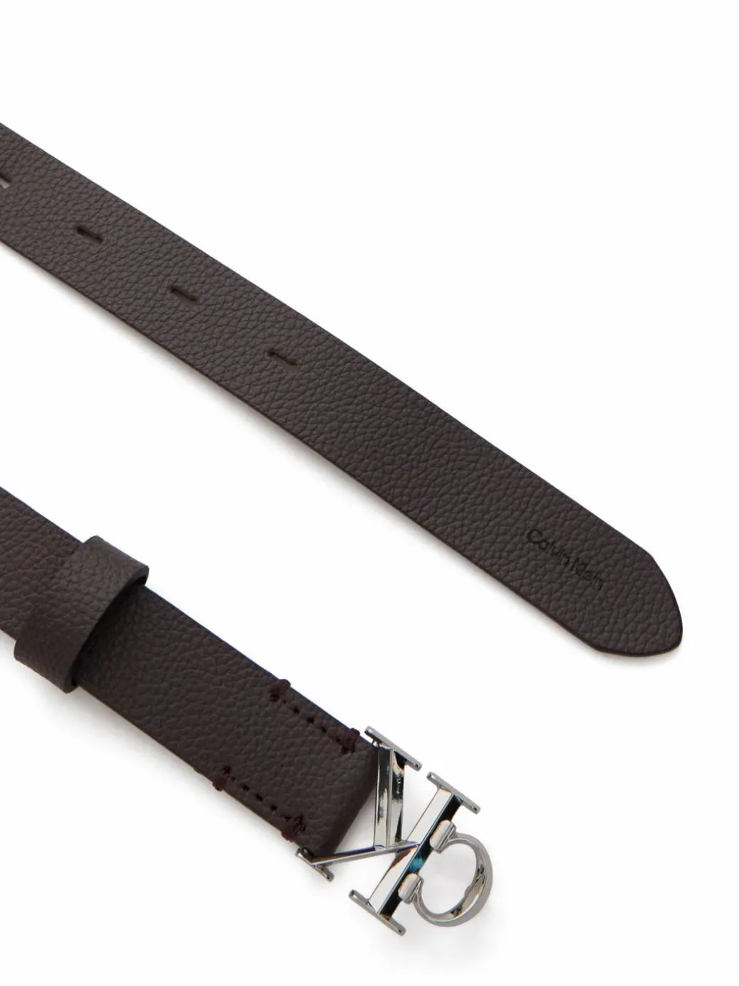 Cintura da donna Facet Ck Buckle Pebble LV04F7060G Marrone