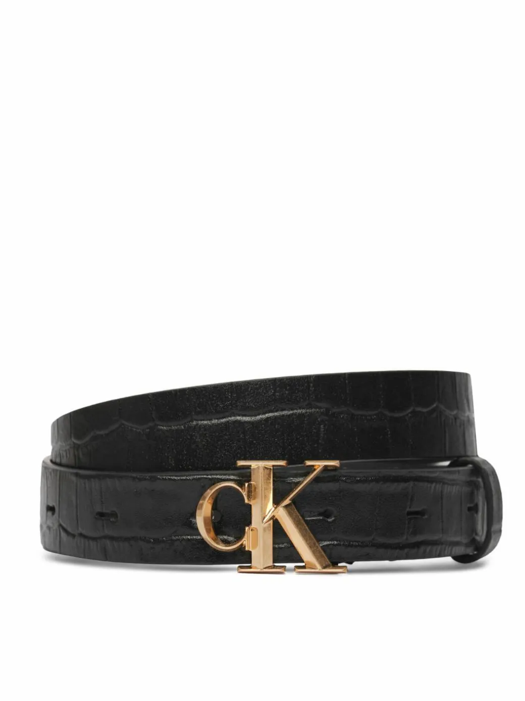 Cintura da donna Facet Ck Buckle Pebble LV04F7102G Nero