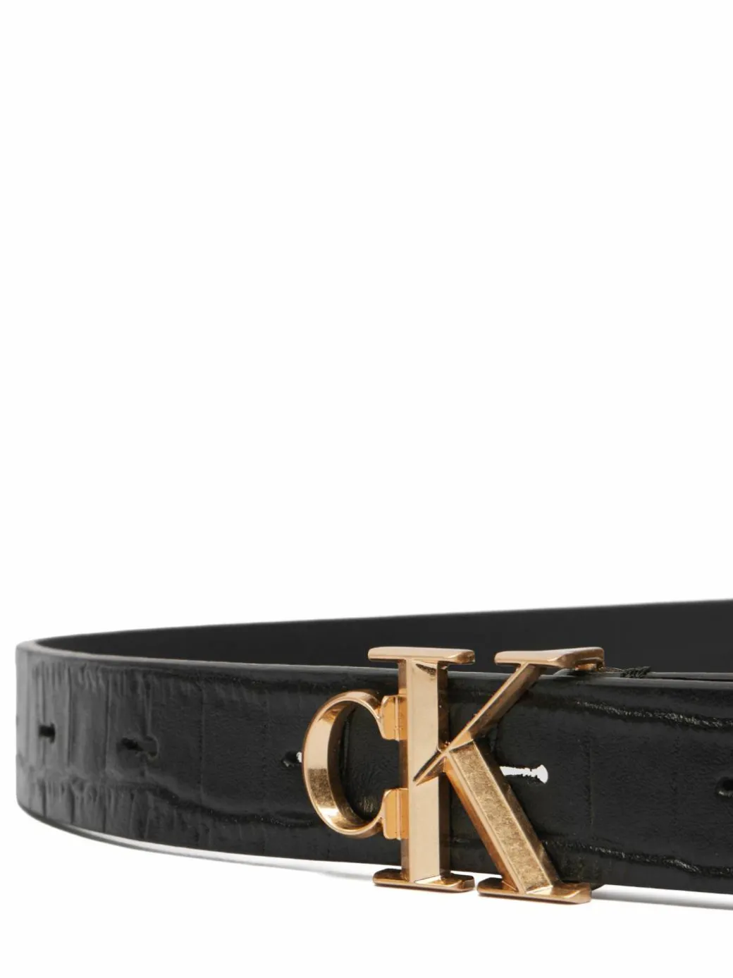 Cintura da donna Facet Ck Buckle Pebble LV04F7102G Nero