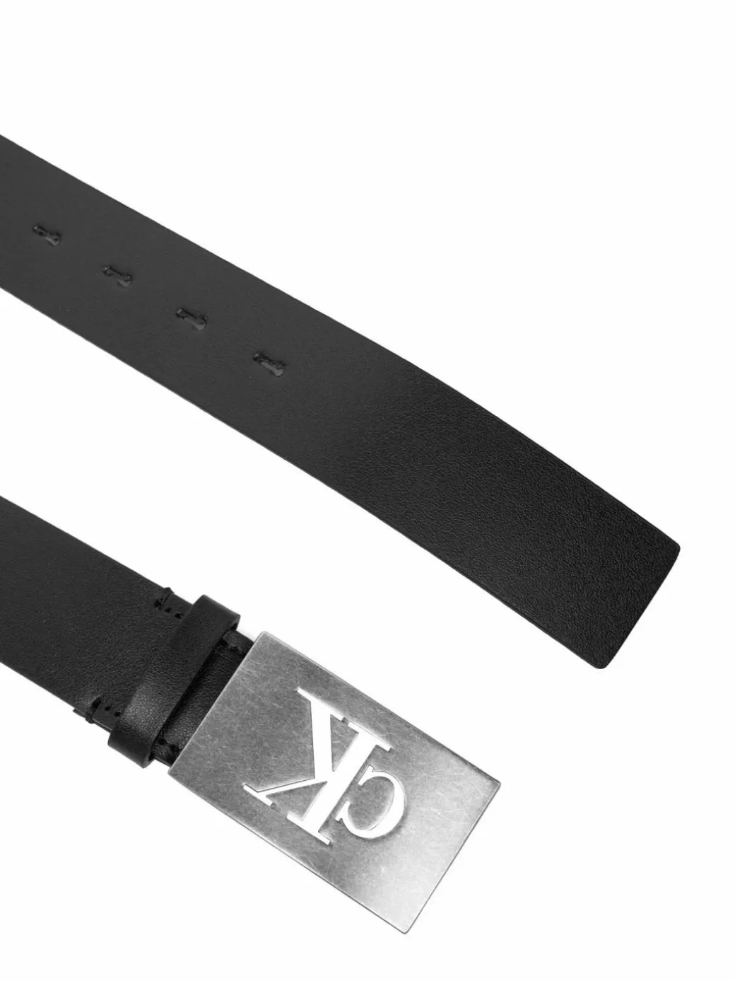 Cintura da uomo Ck Plaque Smooth 35Mm LV04D7043G Nero