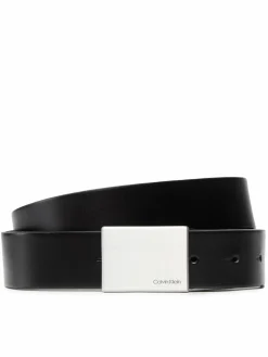 Cintura da uomo Formal Plaque Belt 3.5cm K50K504309 Nero
