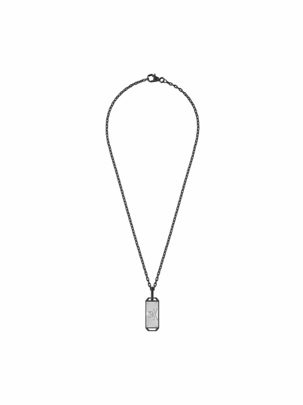Collana $Kull Bones PJWEA09NU Argento