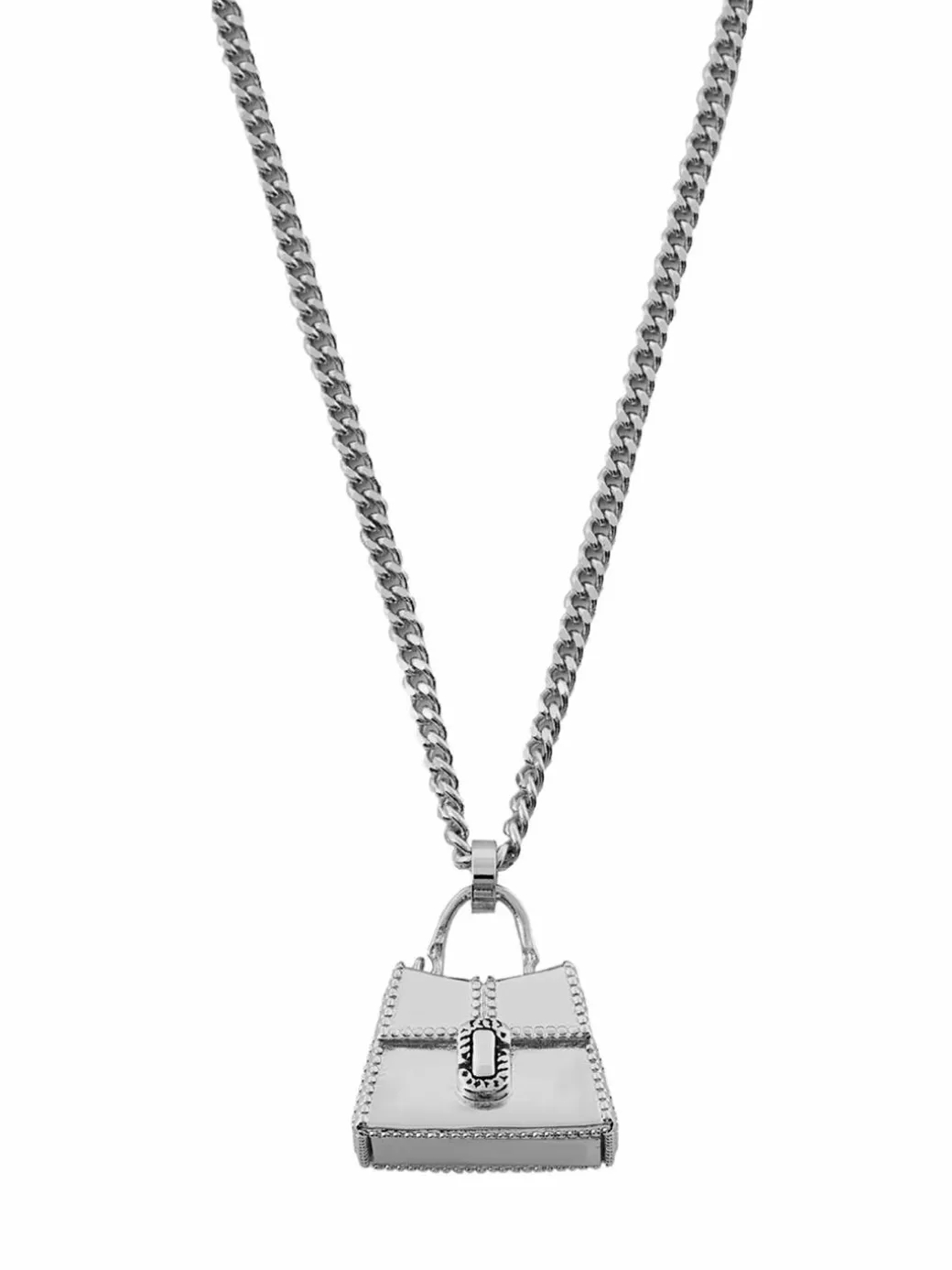 Collana The St. Marc Cuban-Link Chain Necklace 2F3JNC001J37 Argento