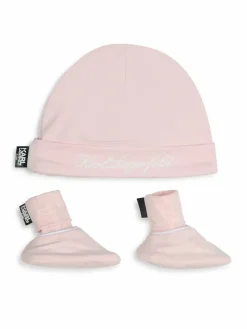 Completo cappello e calzini Z30180 Rosa