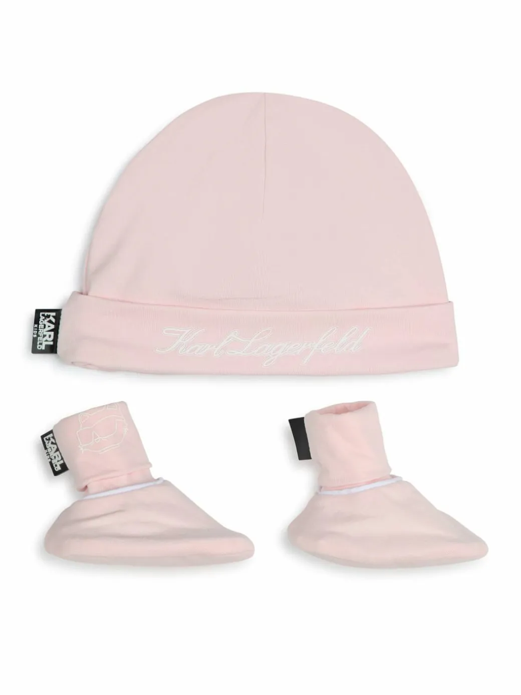 Completo cappello e calzini Z30180 Rosa