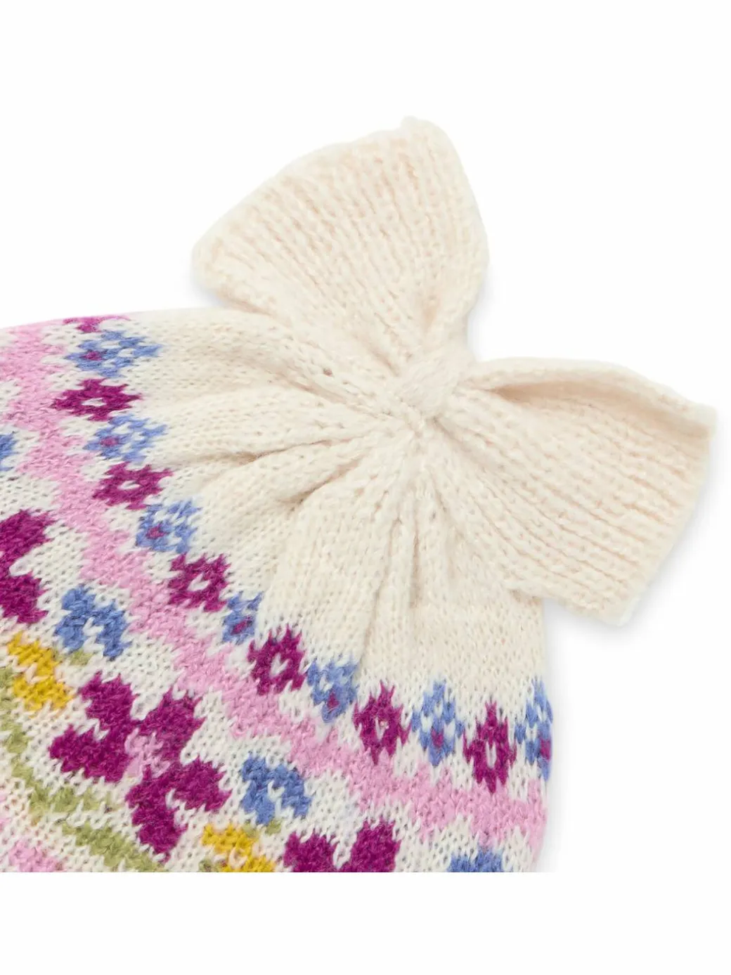 Completo cappello, sciarpa e guanti 10.536 Écru