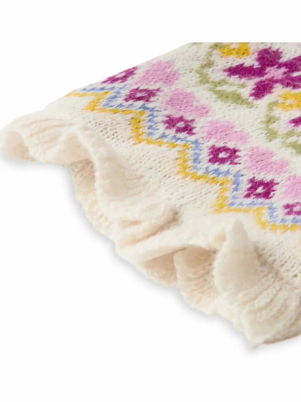 Completo cappello, sciarpa e guanti 10.536 Écru