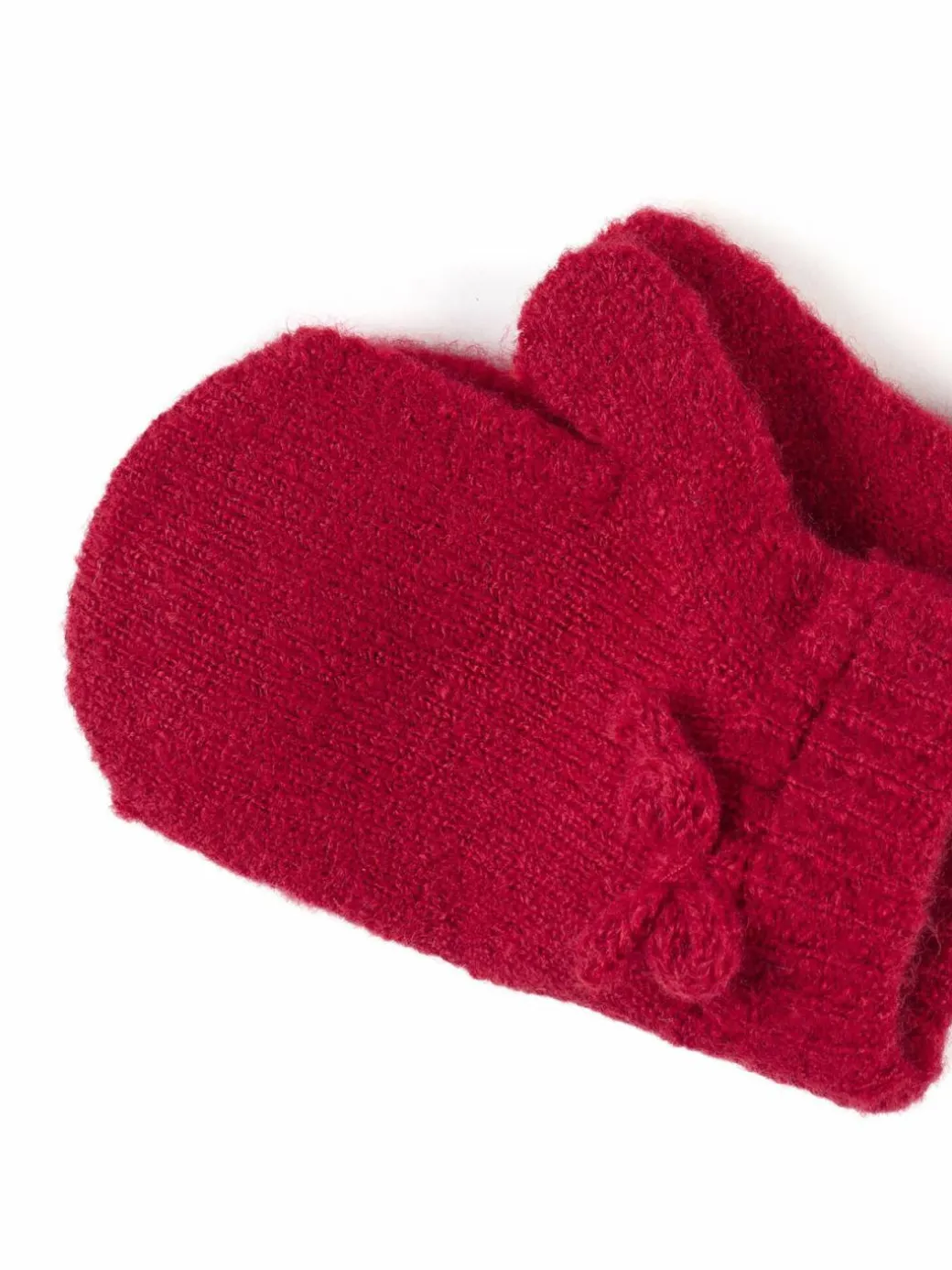 Completo cappello, sciarpa e guanti 10.536 Rosso