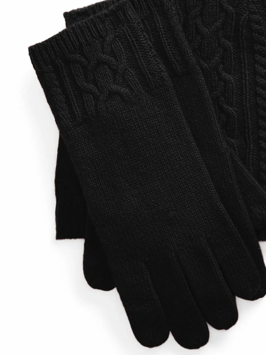 Completo cappello, sciarpa e guanti 454960056002 Nero