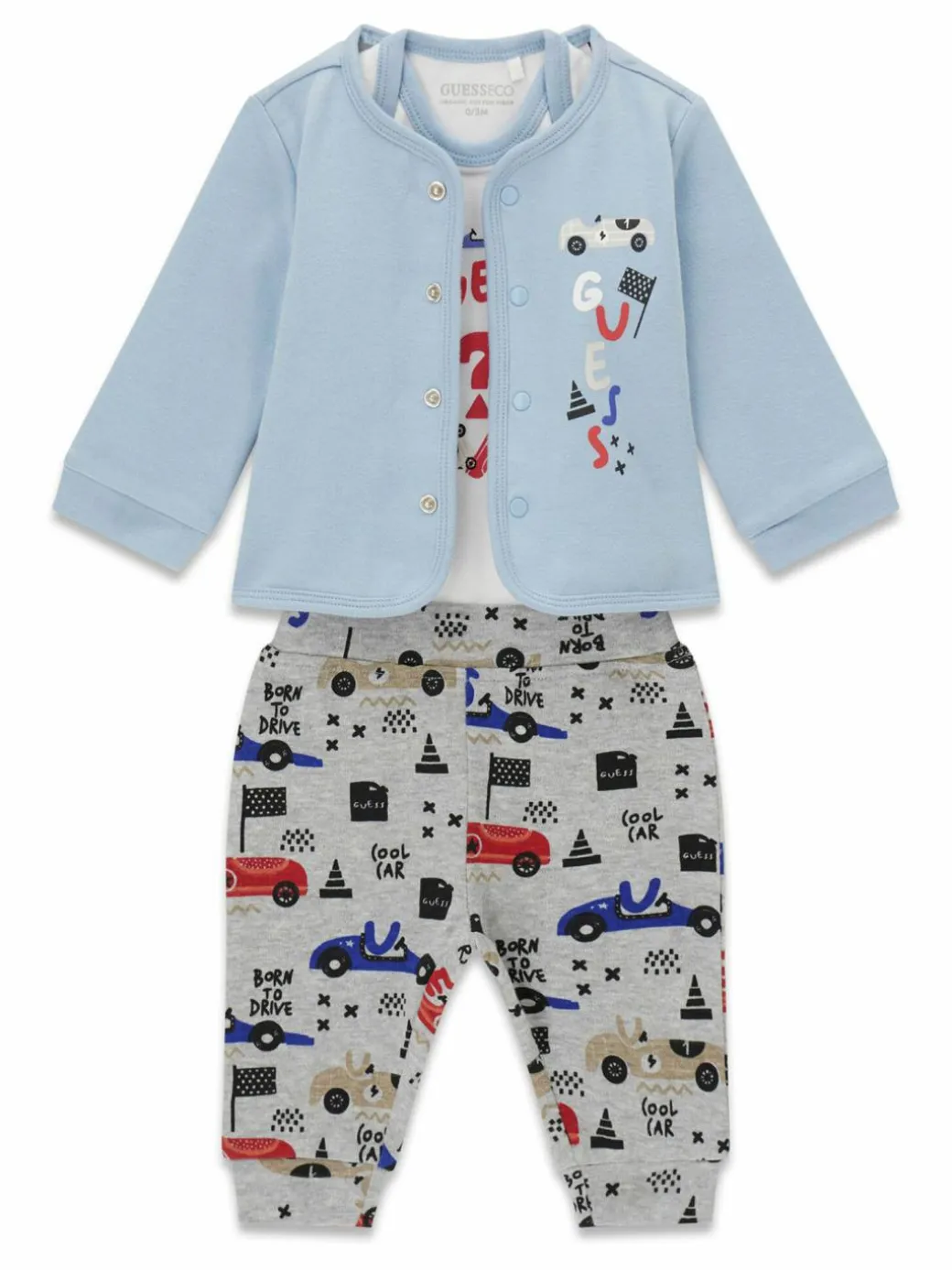 Completo felpa, body e pantalone tuta P6RG02 KA6W1 Multicolore Regular Fit