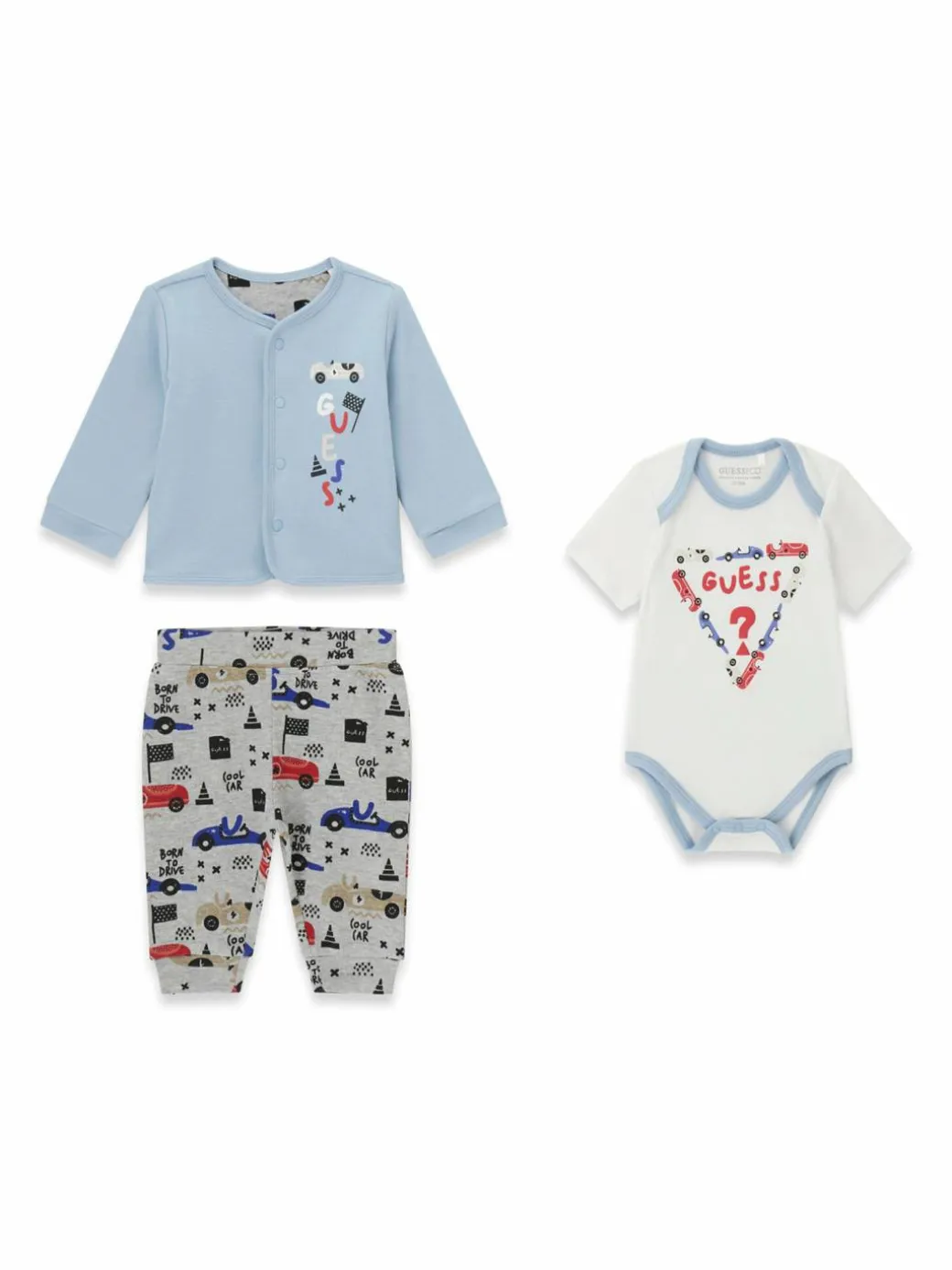 Completo felpa, body e pantalone tuta P6RG02 KA6W1 Multicolore Regular Fit