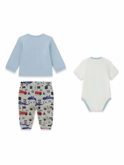 Completo felpa, body e pantalone tuta P6RG02 KA6W1 Multicolore Regular Fit