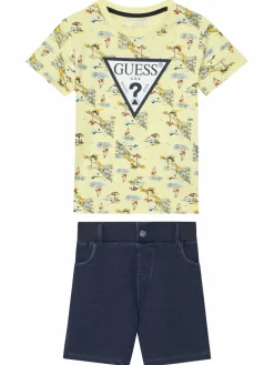 Completo T-shirt e pantaloncini N6GG01 K8HM4 Multicolore Regular Fit