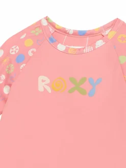 Completo t-shirt e slip da bagno Roxy Dot ERLWR03328 Rosa