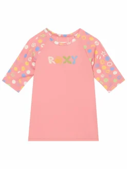 Completo t-shirt e slip da bagno Roxy Dot ERLWR03328 Rosa