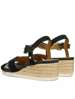 Espadrillas D Ischia Corda D55HHB 00020 C9999 Nero