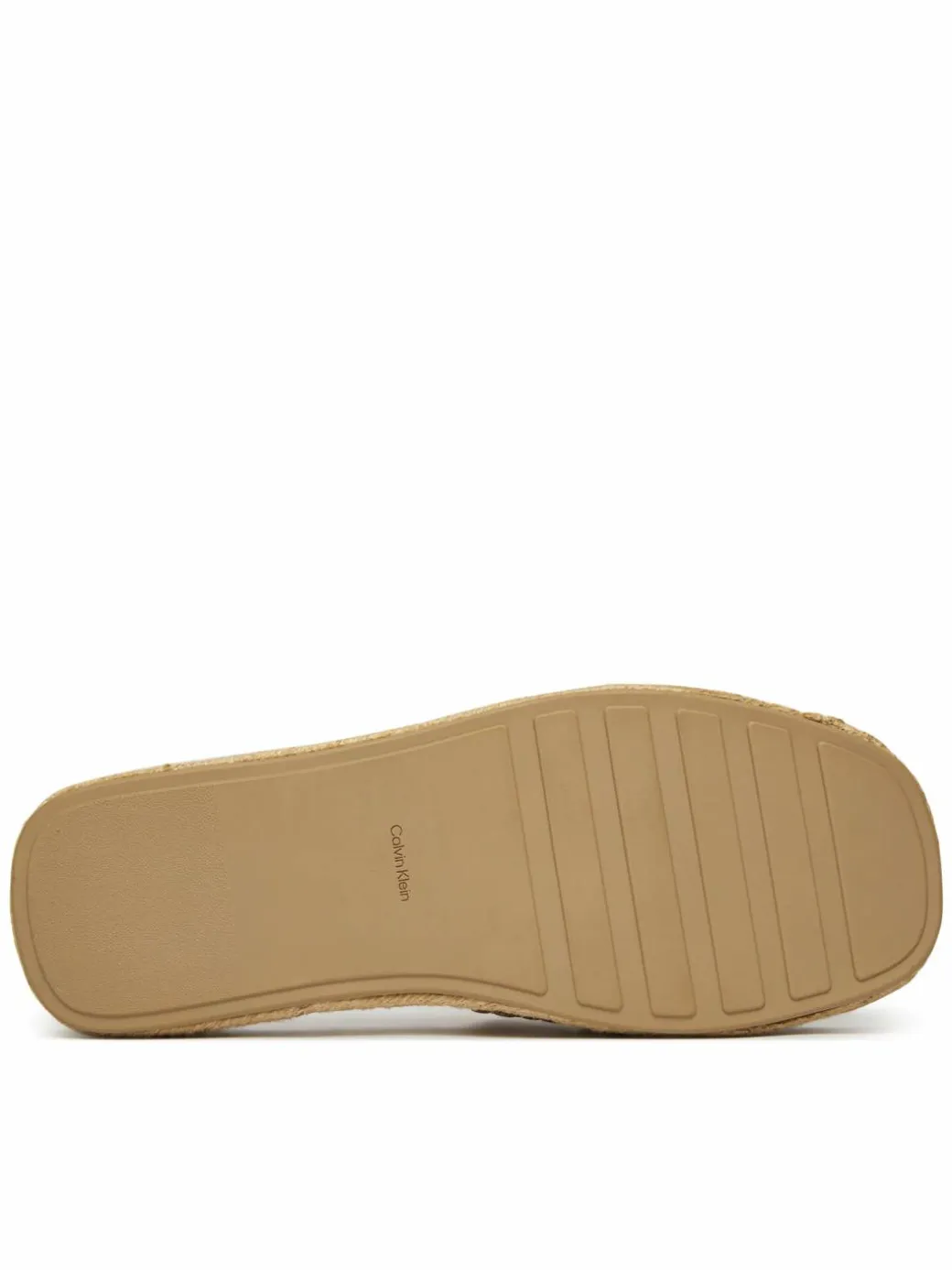 Espadrillas Flatf Espa Mule Lth Mg HW0HW03027 Beige