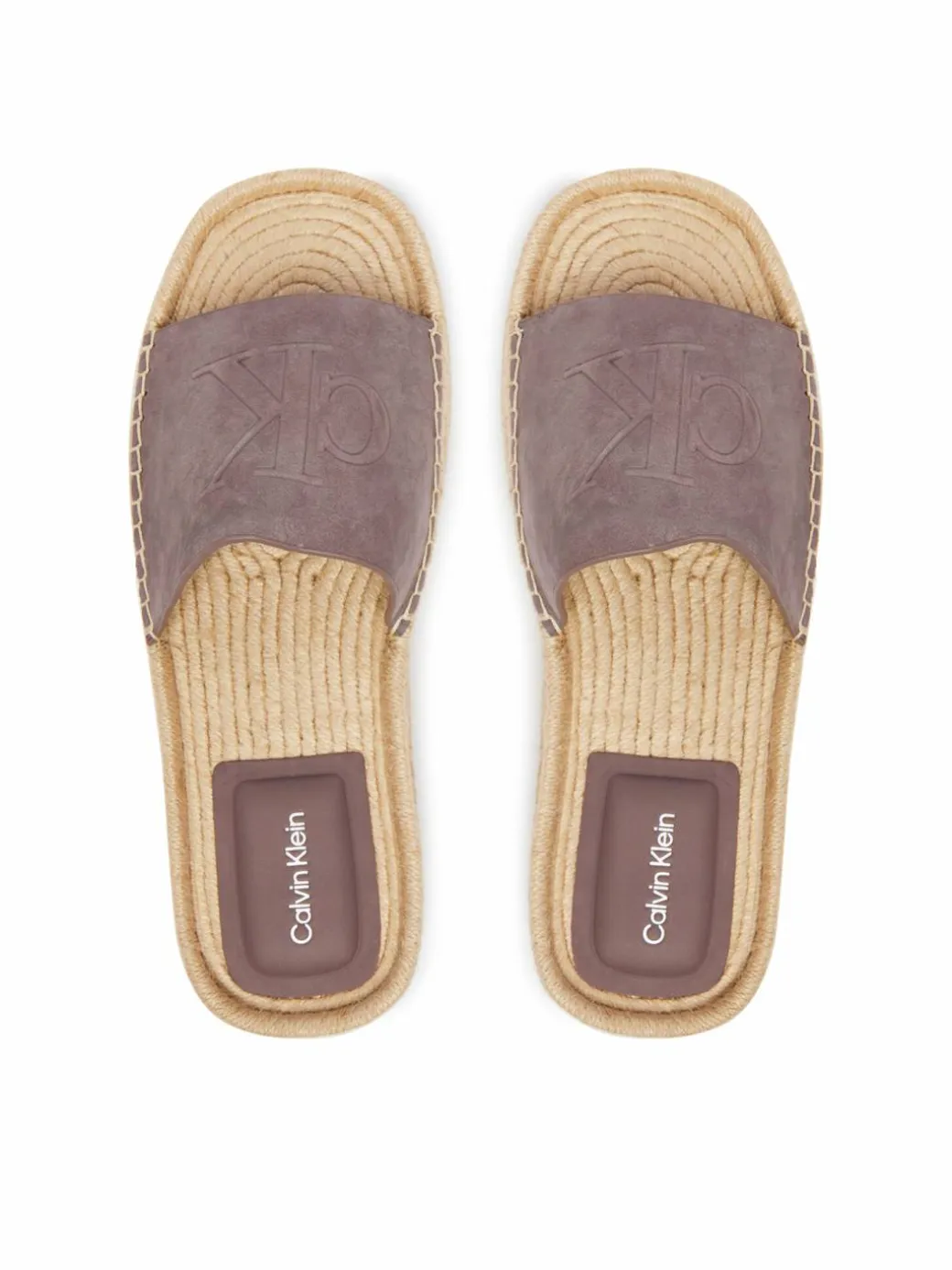 Espadrillas Flatf Espa Mule Nub Mg HW0HW02890 Marrone