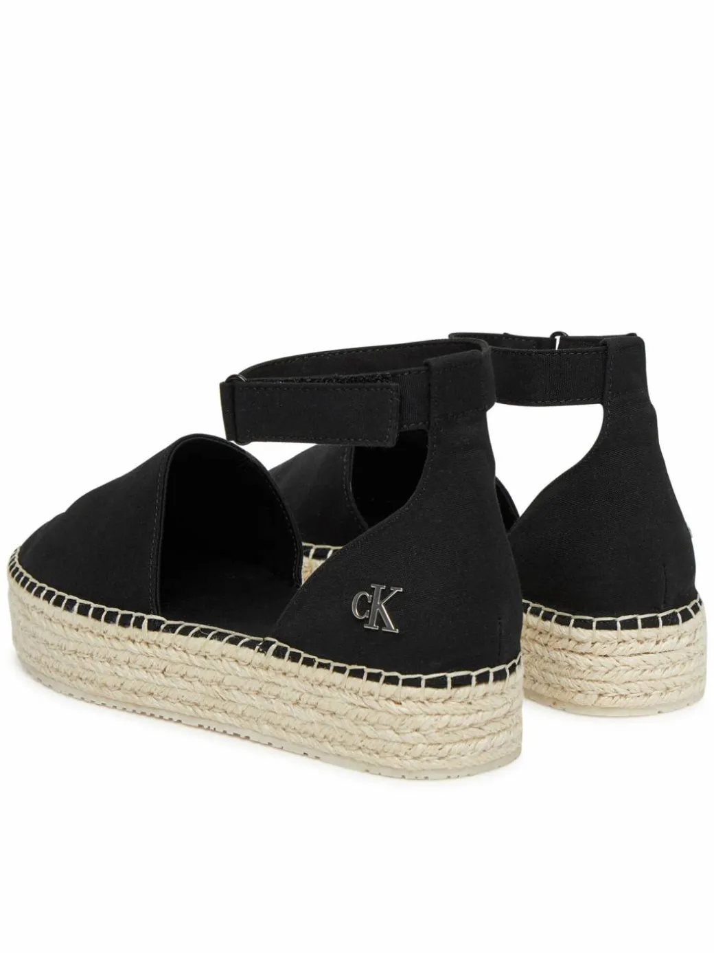 Espadrillas Flatform Espadrille Sling Mg YW0YW01735 Nero