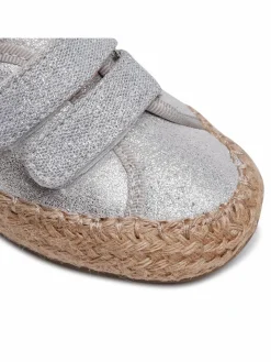 Espadrillas Millner Metallic K12506 Argento