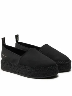 Espadrillas Platform Espadrille Mix Ml Mtl YW0YW01622 Nero