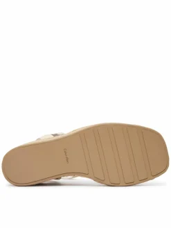 Espadrillas Wedge Espad 70 Embl Lth HW0HW02897 Beige