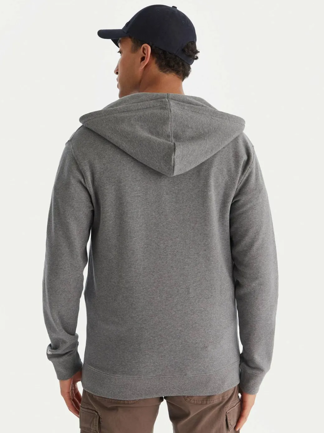 Felpa Baseline ADYFT03389 Grigio Regular Fit