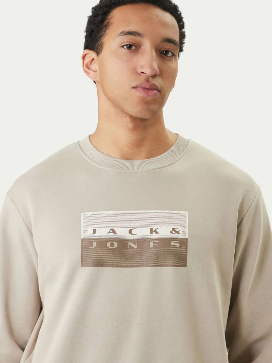 Felpa Fusion 12289807 Grigio Relaxed Fit