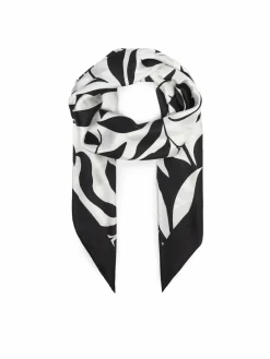 Foulard in seta Bchspuma 2616541029650 Nero