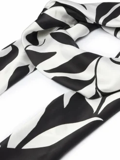 Foulard in seta Bchspuma 2616541029650 Nero