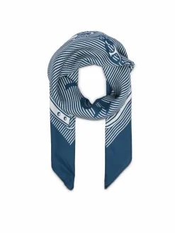 Foulard in seta 454P14484001 Blu scuro