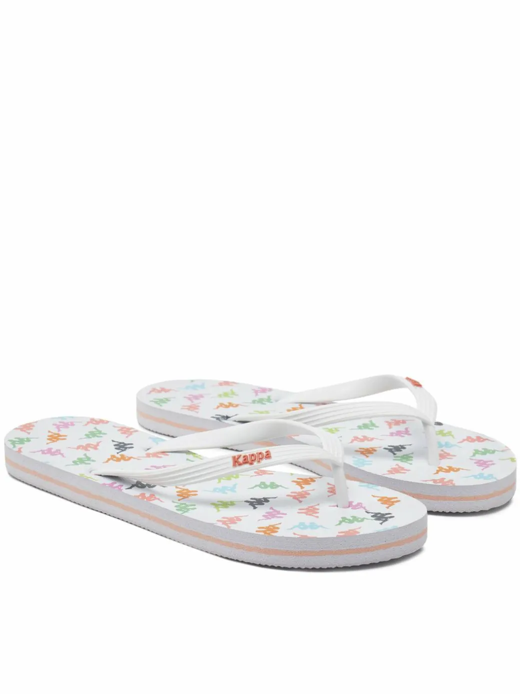 Infradito 351C22W White - Pink Coral - Pink Fuchsia Multicolore